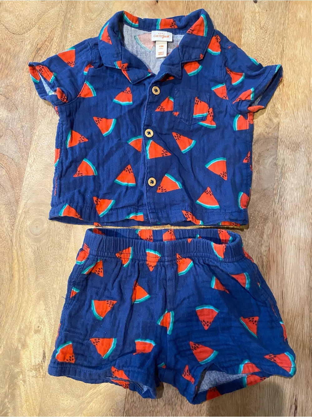 Navy Watermelon Two-Piece Set